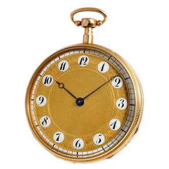Swiss gold quarter repeating musical watch Circa 1810