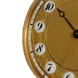 Swiss gold quarter repeating musical watch Circa 1810