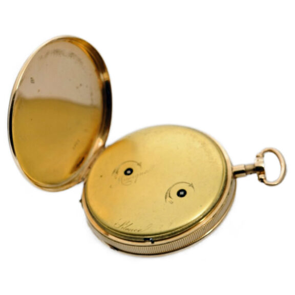 Swiss rose gold quarter repeating musical watch Circa 1830 Swiss rose gold quarter repeating musical watch Circa 1830