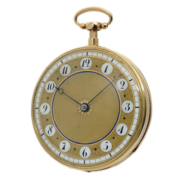 Swiss rose gold quarter repeating musical watch Circa 1830