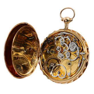Rare Swiss self strike quarter repeating pocket watch Circa 1810