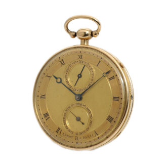Important French quarter repeater with calendar Circa 1820
