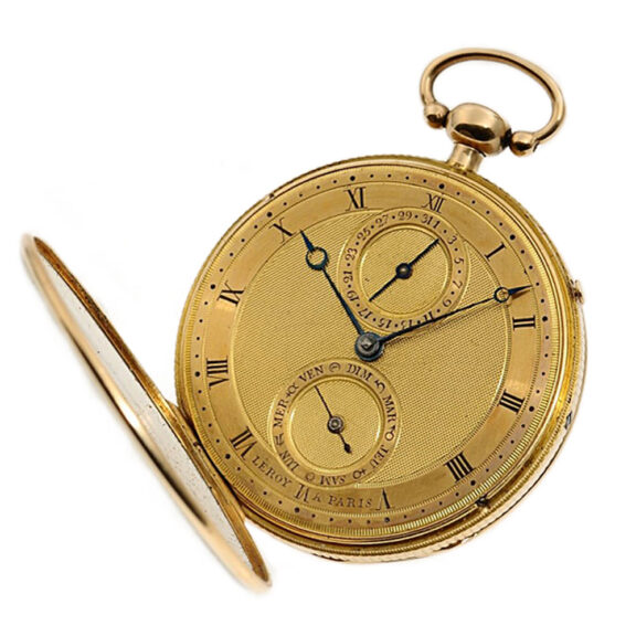 Important French quarter repeater with calendar Circa 1820 Important French quarter repeater with calendar Circa 1820