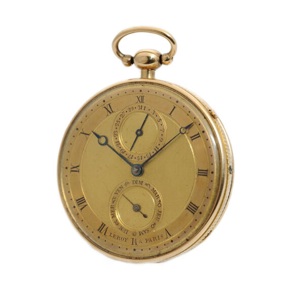 Important French quarter repeater with calendar Circa 1820 Important French quarter repeater with calendar Circa 1820
