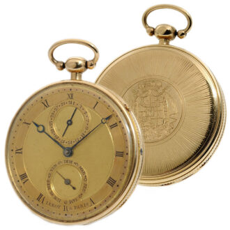 Important French quarter repeater with calendar Circa 1820