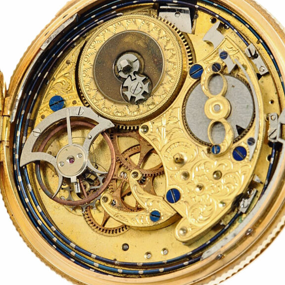 French quarter repeating pocket watch with carillon Circa 1810 French quarter repeating pocket watch with carillon Circa 1810