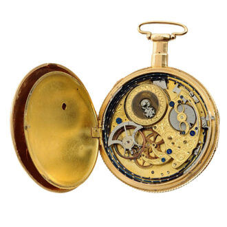 French quarter repeating pocket watch with carillon Circa 1810