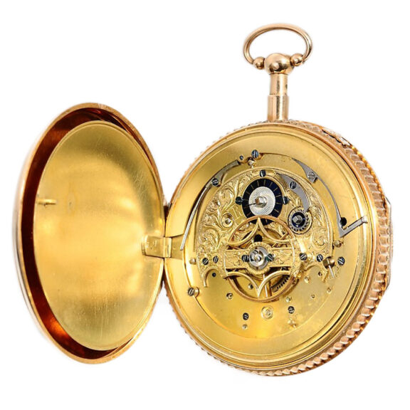 French rose gold quarter repeating pocket watch Circa 1820 French rose gold quarter repeating pocket watch Circa 1820