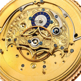French rose gold quarter repeating pocket watch Circa 1820