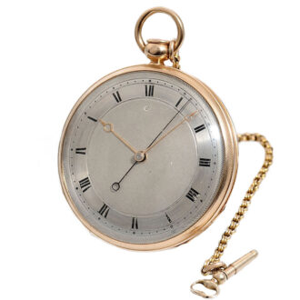 Swiss independent centre seconds cylinder watch Circa 1820