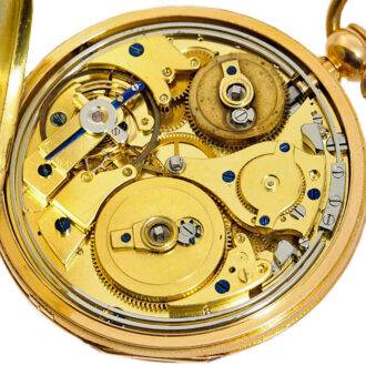Swiss independent centre seconds cylinder watch Circa 1820