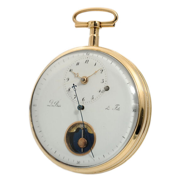 Swiss gold watch with rare Debaufré escapement Circa 1830