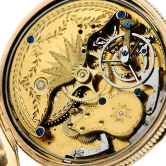 French gold repeater with pin-wheel escapement Circa 1815
