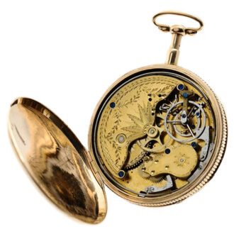 French gold repeater with pin-wheel escapement Circa 1815