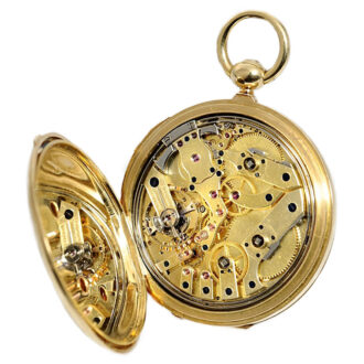 Swiss repeater with independent jumping seconds Circa 1855