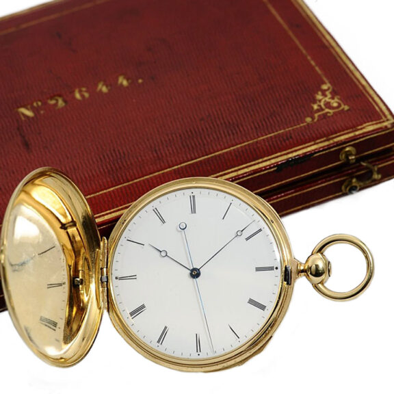 Swiss repeater with independent jumping seconds Circa 1855 Swiss repeater with independent jumping seconds Circa 1855