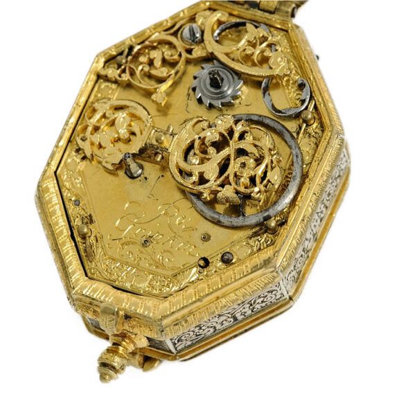English octagonal Renaissance pendant watch Circa 1620 English octagonal Renaissance pendant watch Circa 1620