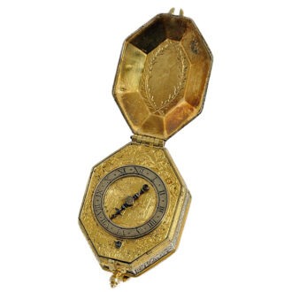 English octagonal Renaissance pendant watch Circa 1620