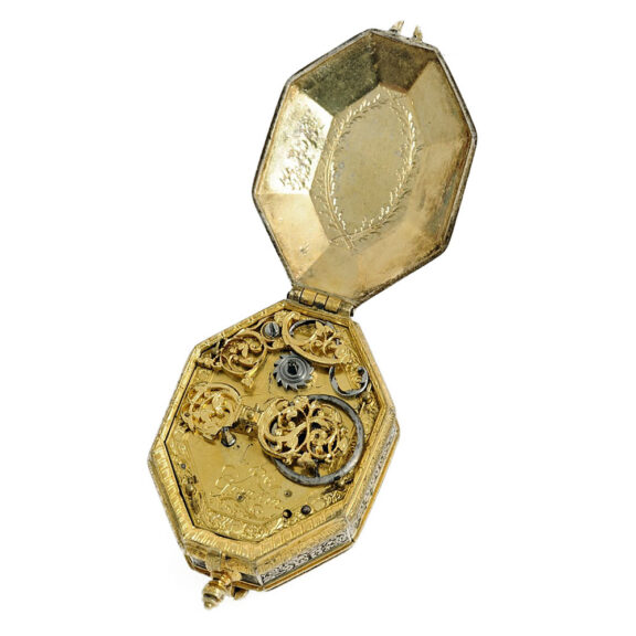 English octagonal Renaissance pendant watch Circa 1620 English octagonal Renaissance pendant watch Circa 1620