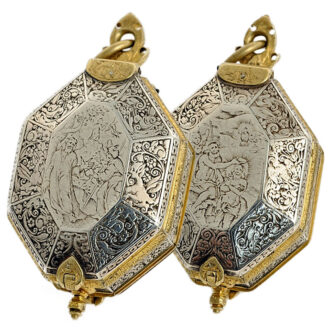 English octagonal Renaissance pendant watch Circa 1620