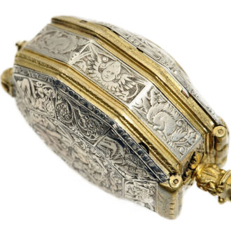 Extremely rare French octagonal-shaped watch Circa 1630