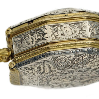 Extremely rare French octagonal-shaped watch Circa 1630