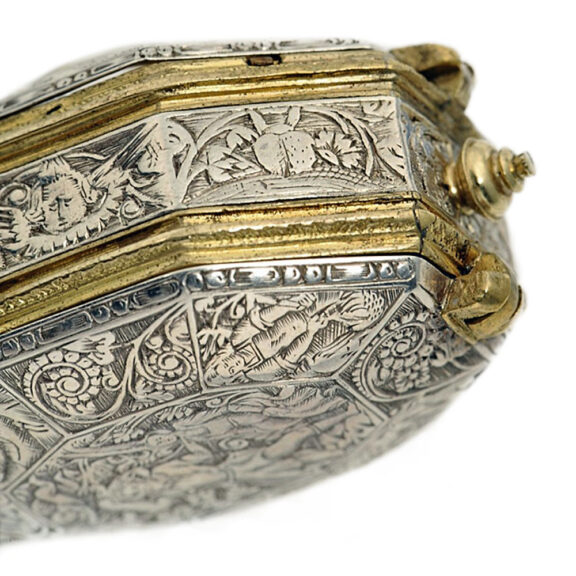 Extremely rare French octagonal-shaped watch Circa 1630 Extremely rare French octagonal-shaped watch Circa 1630