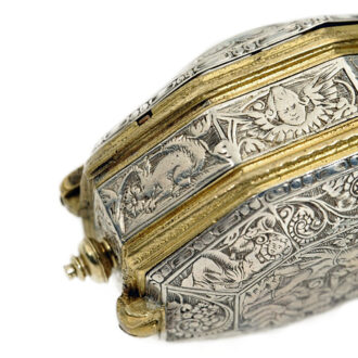Extremely rare French octagonal-shaped watch Circa 1630