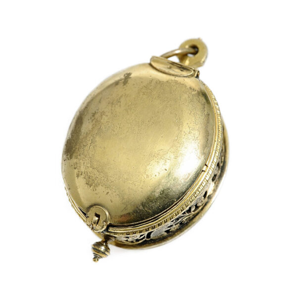 French oval Renaissance drum watch with alarm Circa 1650 French oval Renaissance drum watch with alarm Circa 1650