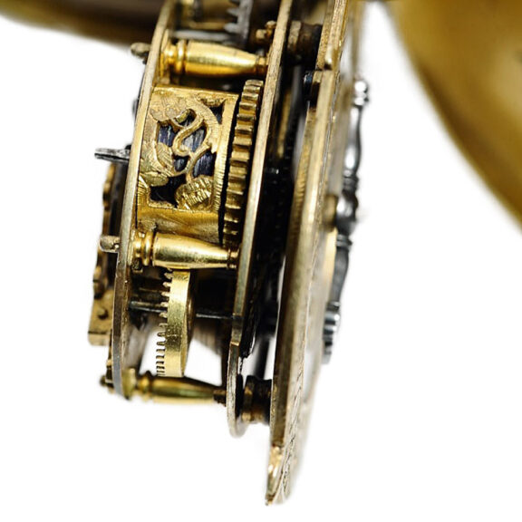 French oval Renaissance drum watch with alarm Circa 1650 French oval Renaissance drum watch with alarm Circa 1650