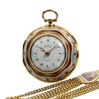English gold enamel watch for Ottoman market Circa 1817