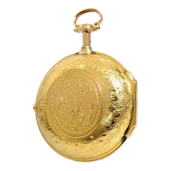 English half quarter repeater à toc pocket watch Circa 1780 English half quarter repeater à toc pocket watch Circa 1780