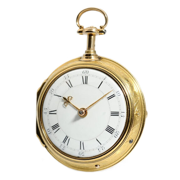 English half quarter repeater à toc pocket watch Circa 1780 English half quarter repeater à toc pocket watch Circa 1780