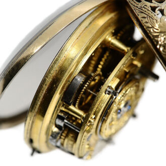 English silver half quarter repeating pocket watch Circa 1768