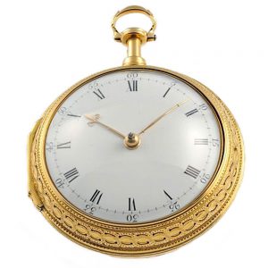 English self strike pair-cased repeating pocket watch Circa 1775