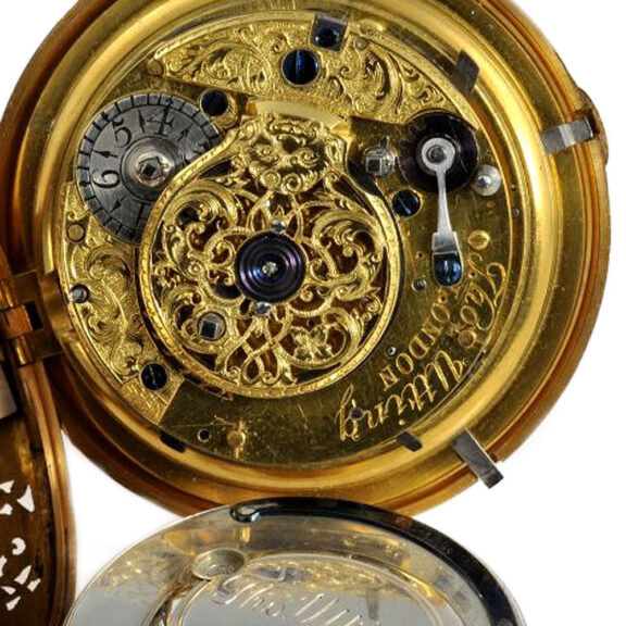 English self strike pair-cased repeating pocket watch Circa 1775 English self strike pair-cased repeating pocket watch Circa 1775