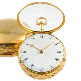 English self strike pair-cased repeating pocket watch Circa 1775