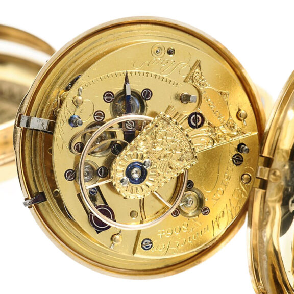 English watch of high-quality with rack lever escapement Circa 1827 English watch of high-quality with rack lever escapement Circa 1827