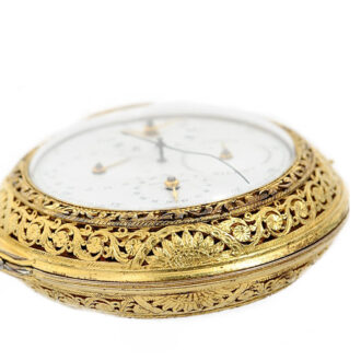 English clock watch with quarter hour/ hour self strike circa 1780