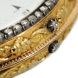 English pair-cased self strike verge pocket watch Circa 1630 English pair-cased self strike verge pocket watch Circa 1630