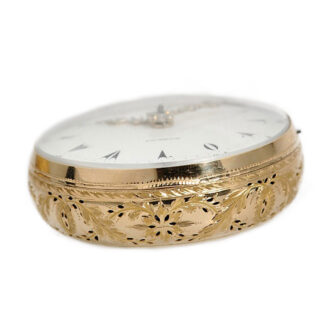 English pair-cased self strike verge pocket watch Circa 1630 English pair-cased self strike verge pocket watch Circa 1630