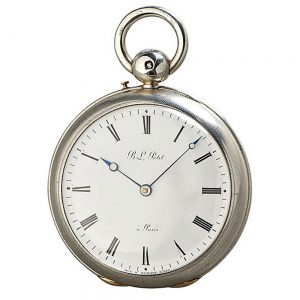 French silver grande and petite sonnerie watch Circa 1838