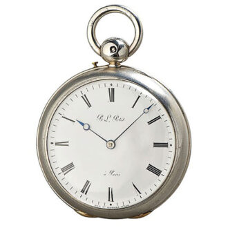 French silver grande and petite sonnerie watch Circa 1838