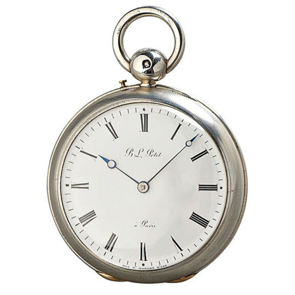 French silver grande and petite sonnerie watch Circa 1838