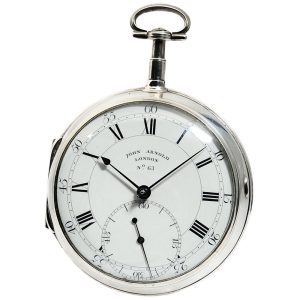 Rare large English silver pocket chronometer Circa 1797