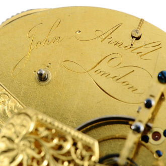 Rare large English silver pocket chronometer Circa 1797