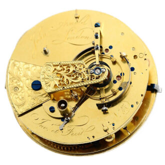 Rare large English silver pocket chronometer Circa 1797
