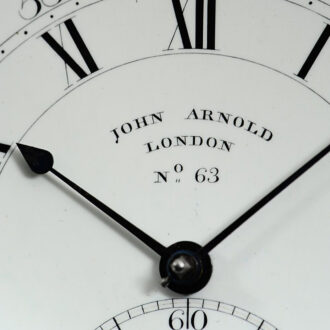 Rare large English silver pocket chronometer Circa 1797
