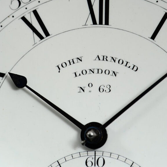 Rare large English silver pocket chronometer Circa 1797 Rare large English silver pocket chronometer Circa 1797
