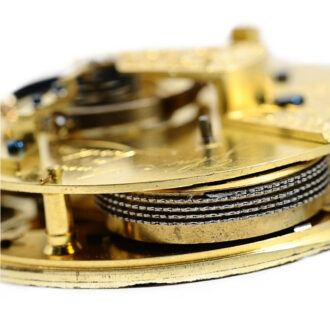 Rare large English silver pocket chronometer Circa 1797